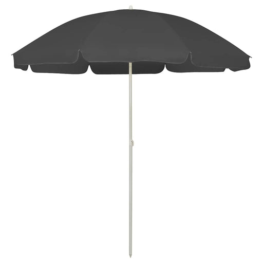 Umbrelă de soare de plajă, antracit, 240 cm - WALTI WALTI