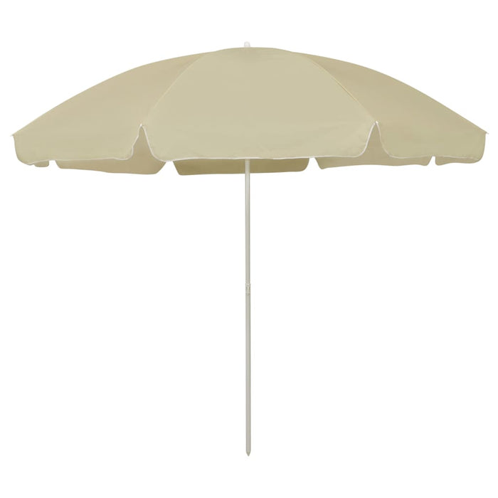 Umbrelă de soare de plajă, galben nisipiu, 300 cm WALTI