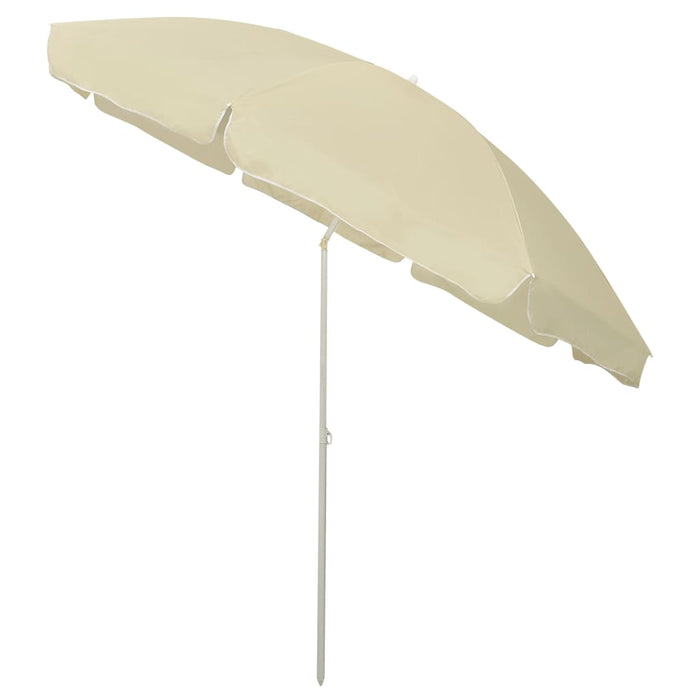 Umbrelă de soare de plajă, galben nisipiu, 300 cm WALTI