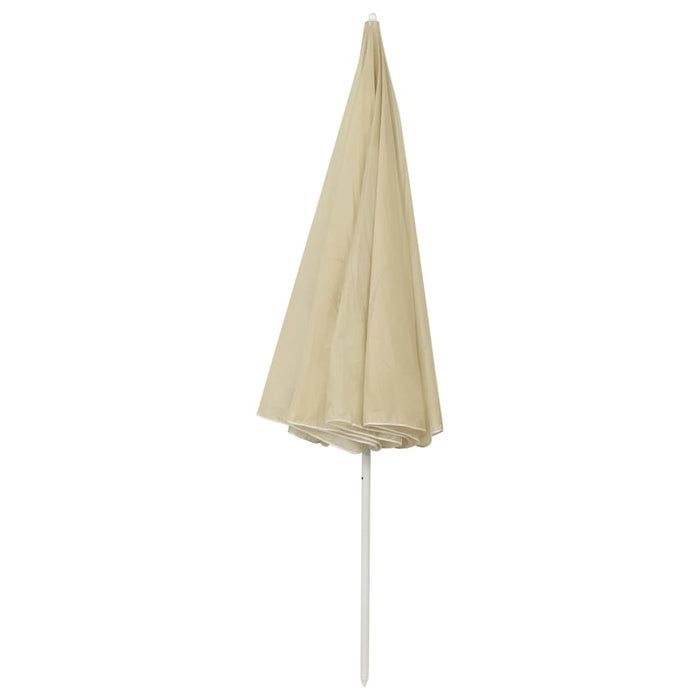 Umbrelă de soare de plajă, galben nisipiu, 300 cm WALTI