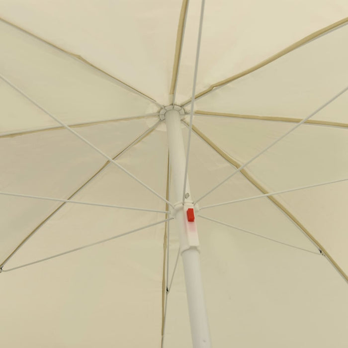 Umbrelă de soare de plajă, galben nisipiu, 300 cm WALTI