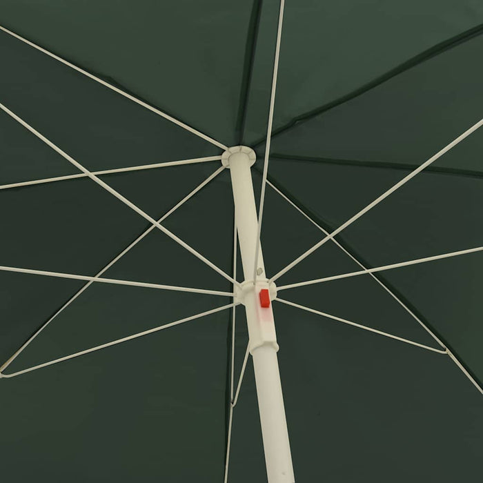 Umbrelă de soare de plajă, verde, 300 cm - WALTI WALTI