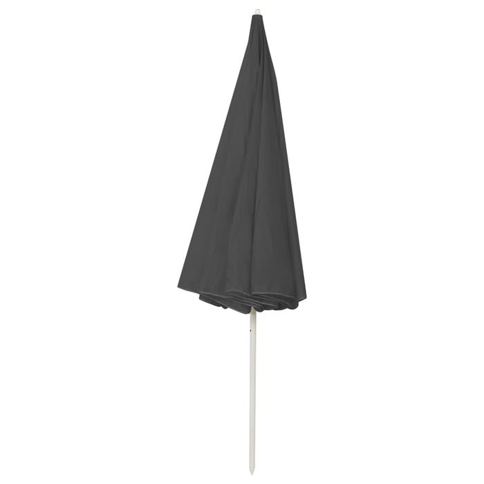 Umbrelă de soare de plajă, antracit, 300 cm WALTI