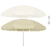 Umbrelă de soare de plajă, galben nisipiu, 240 cm - WALTI WALTI