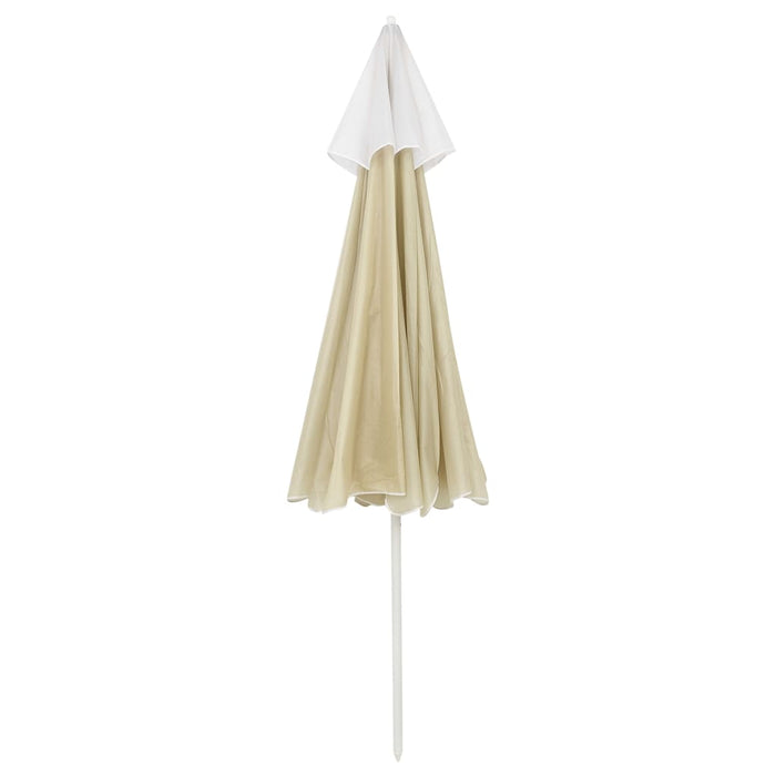 Umbrelă de soare de plajă, galben nisipiu, 240 cm - WALTI WALTI