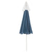 Umbrelă de soare de plajă, albastru, 240 cm - WALTI WALTI