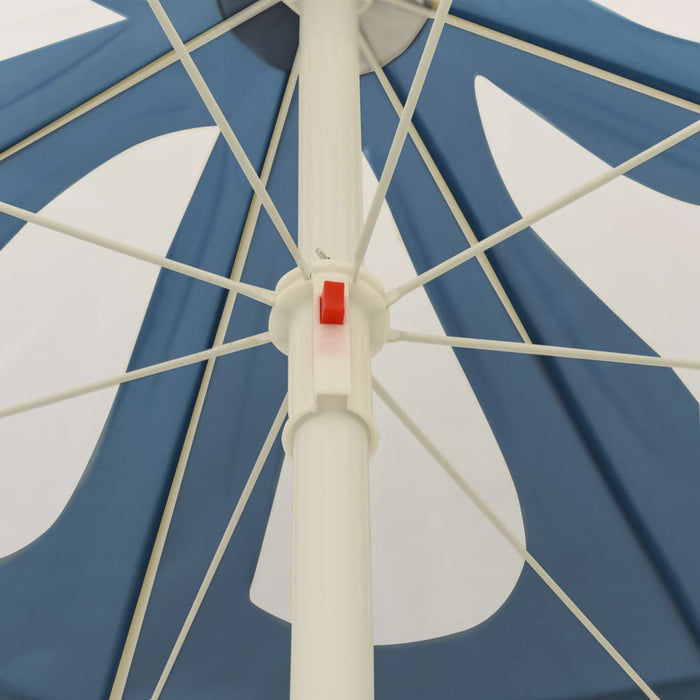 Umbrelă de soare de plajă, albastru, 240 cm - WALTI WALTI