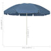 Umbrelă de soare de plajă, albastru, 240 cm - WALTI WALTI