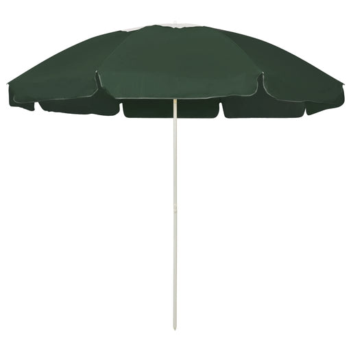 Umbrelă de soare de plajă, verde, 240 cm - WALTI WALTI