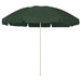 Umbrelă de soare de plajă, verde, 240 cm - WALTI WALTI