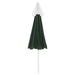 Umbrelă de soare de plajă, verde, 240 cm - WALTI WALTI