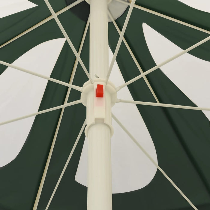 Umbrelă de soare de plajă, verde, 240 cm - WALTI WALTI