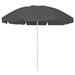 Umbrelă de soare de plajă, antracit, 240 cm - WALTI WALTI