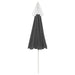 Umbrelă de soare de plajă, antracit, 240 cm - WALTI WALTI
