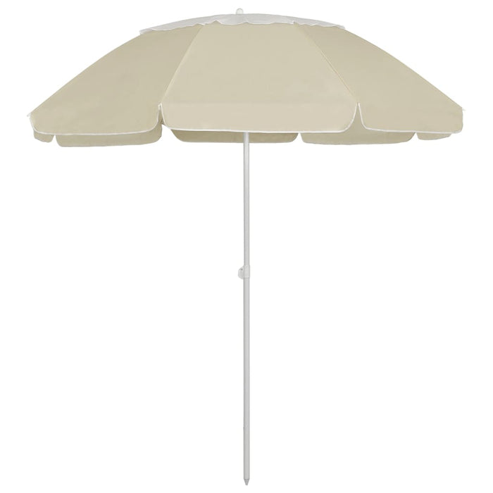 Umbrelă de soare de plajă, galben nisipiu, 300 cm WALTI