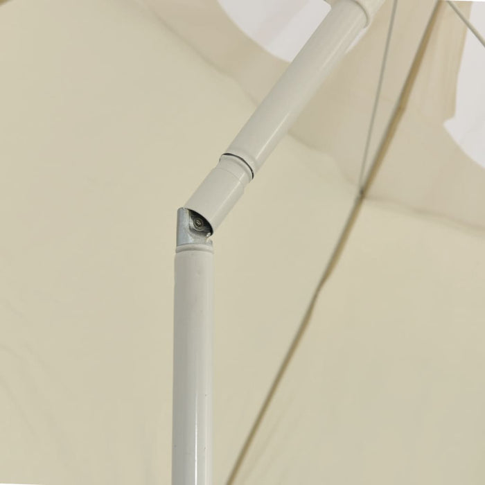 Umbrelă de soare de plajă, galben nisipiu, 300 cm WALTI