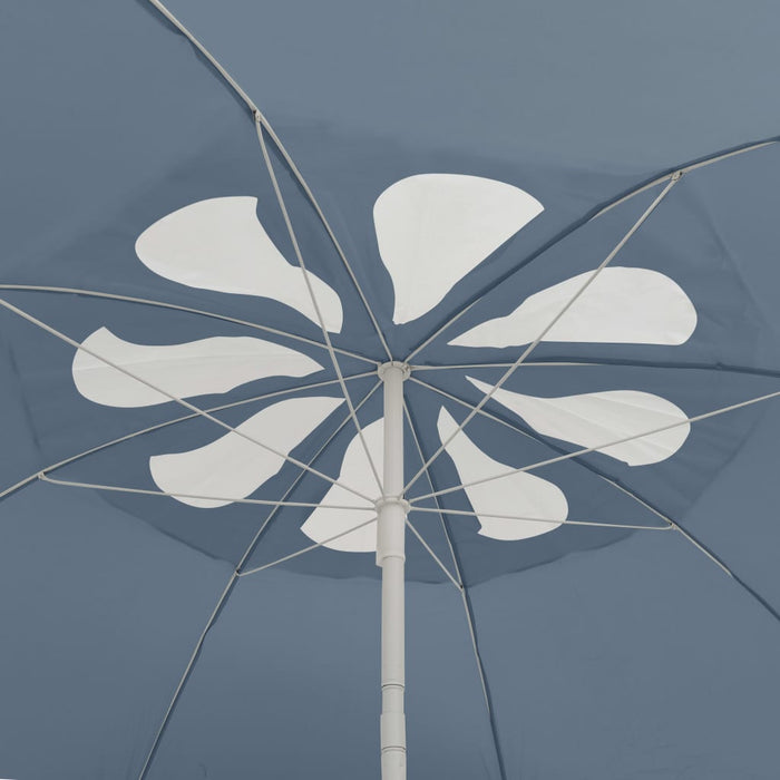 Umbrelă de soare de plajă, albastru, 300 cm WALTI