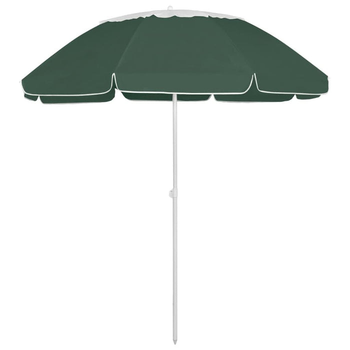 Umbrelă de soare de plajă, verde, 300 cm WALTI