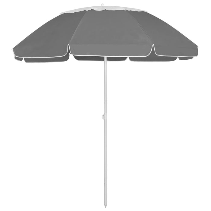 Umbrelă de soare de plajă, antracit, 300 cm - WALTI WALTI