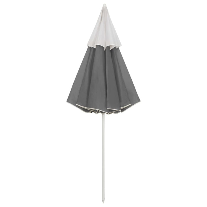 Umbrelă de soare de plajă, antracit, 300 cm - WALTI WALTI
