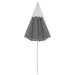 Umbrelă de soare de plajă, antracit, 300 cm - WALTI WALTI