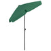 Umbrelă de soare de plajă, verde, 180x120 cm - WALTI WALTI