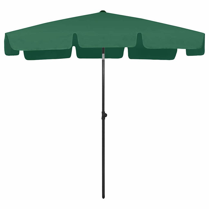 Umbrelă de soare de plajă, verde, 200x125 cm - WALTI WALTI