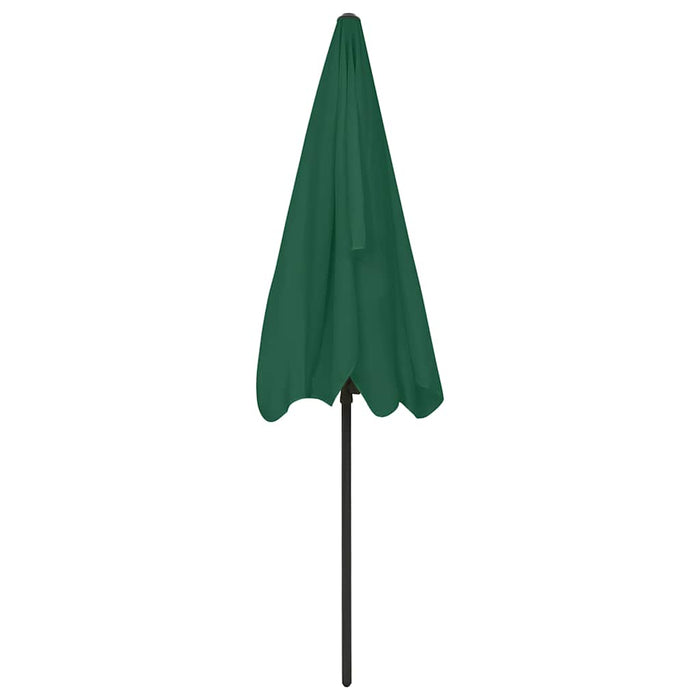 Umbrelă de soare de plajă, verde, 200x125 cm - WALTI WALTI