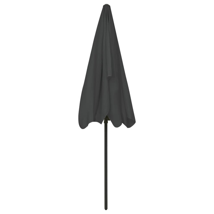 Umbrelă de soare de plajă, antracit, 200x125 cm WALTI