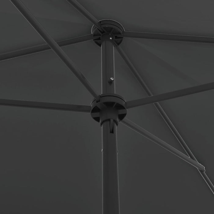 Umbrelă de soare de plajă, antracit, 200x125 cm WALTI