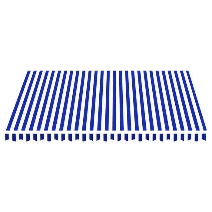 Pânză de rezervă copertină, albastru și alb, 4x3,5 m - WALTI WALTI