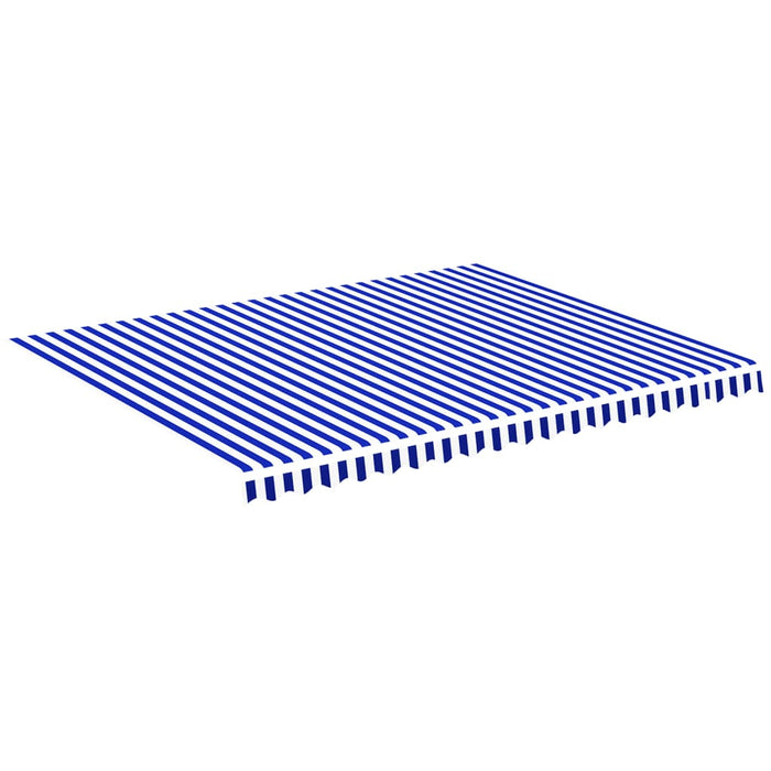 Pânză de rezervă copertină, albastru și alb, 4,5x3,5 m - WALTI WALTI