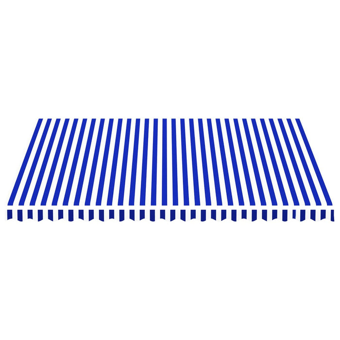 Pânză de rezervă copertină, albastru și alb, 4,5x3,5 m - WALTI WALTI