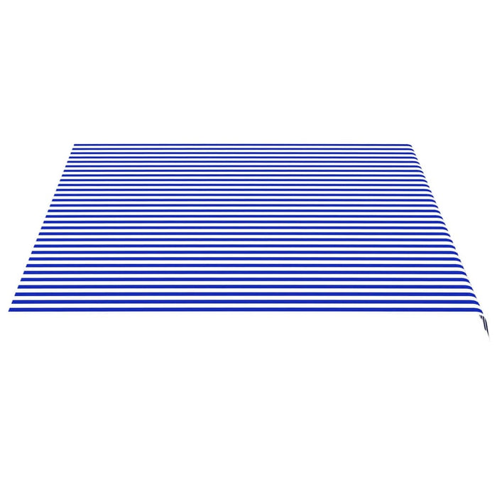 Pânză de rezervă copertină, albastru și alb, 4,5x3,5 m - WALTI WALTI