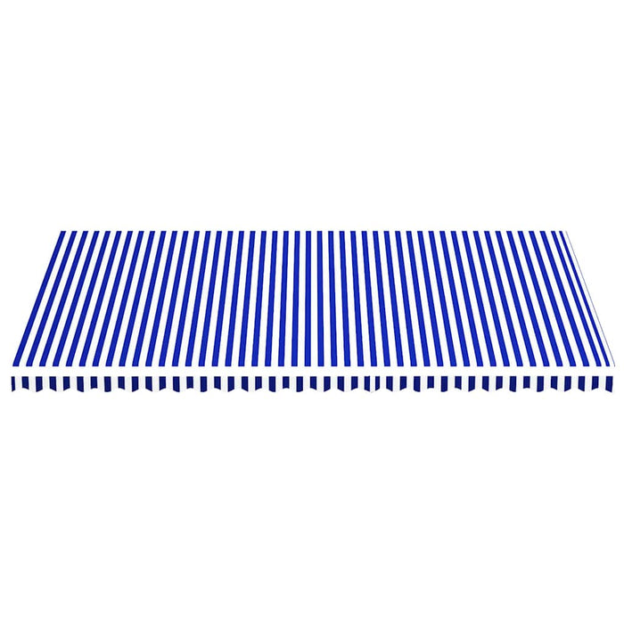 Pânză de rezervă copertină, albastru și alb, 6x3,5 m - WALTI WALTI