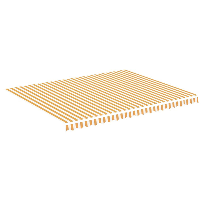 Pânză de rezervă copertină, galben și alb, 4,5x3,5 m - WALTI WALTI
