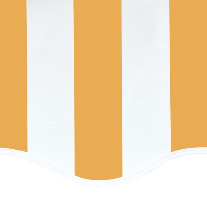Pânză de rezervă copertină, galben și alb, 4,5x3,5 m - WALTI WALTI