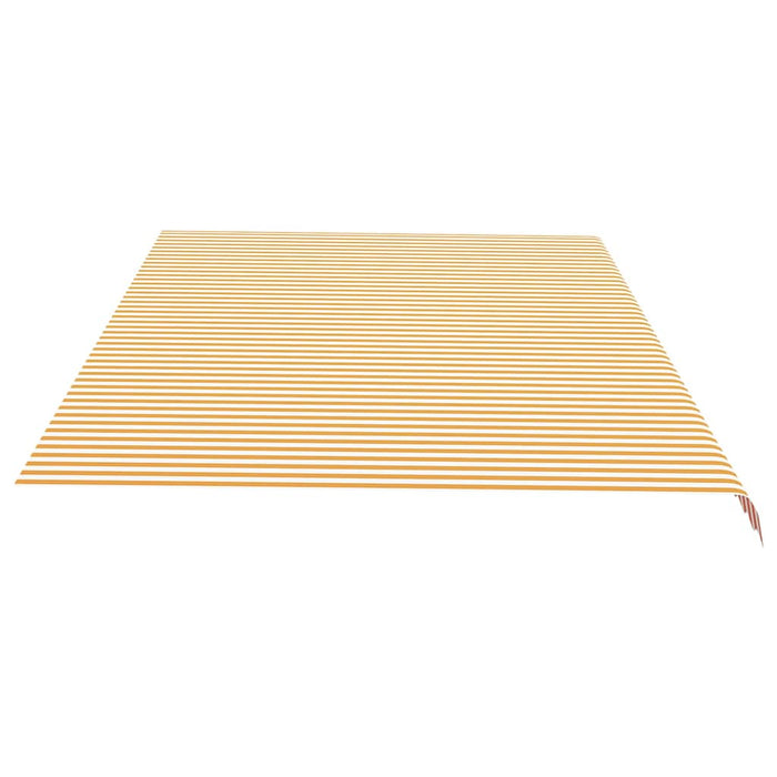 Pânză de rezervă copertină, galben și alb, 6x3,5 m - WALTI WALTI