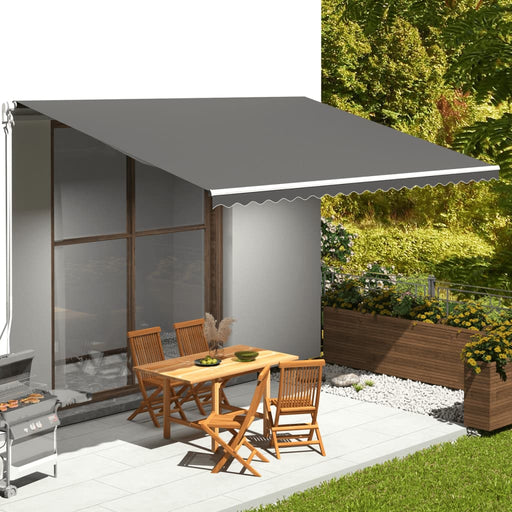 Pânză de rezervă copertină, antracit, 5x3,5 m - WALTI WALTI