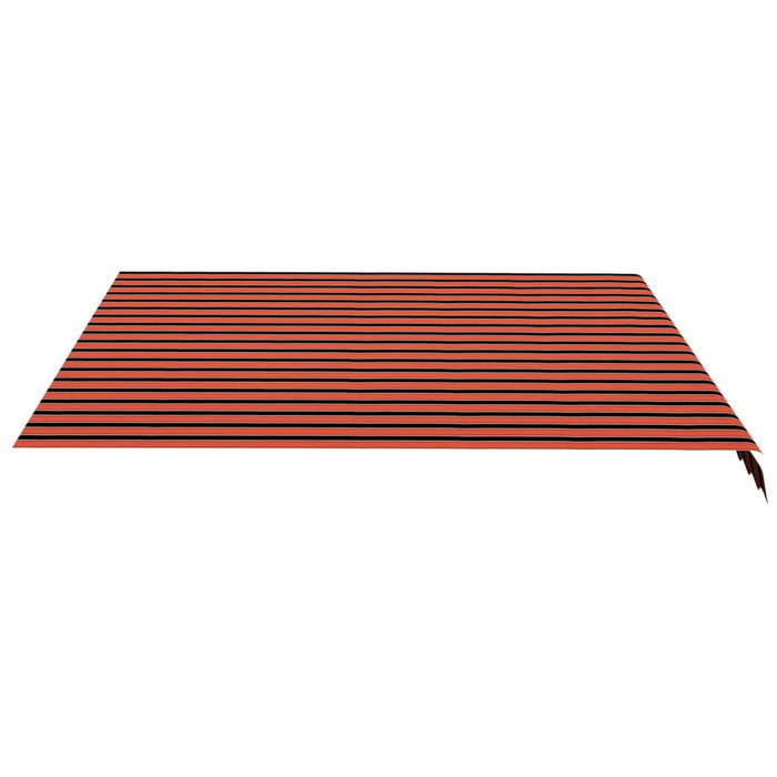 Pânză de rezervă copertină, portocaliu și maro, 4,5x3,5 m, poliester WALTI