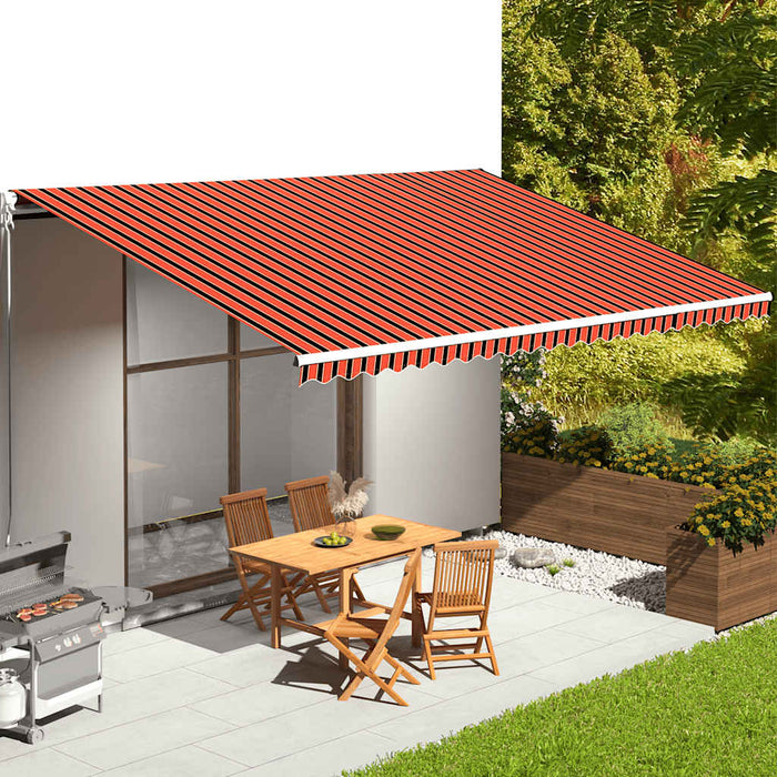 Pânză de rezervă copertină, portocaliu și maro, 6x3,5 m - WALTI WALTI