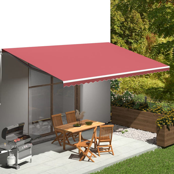 Pânză de rezervă pentru copertină, roșu vișiniu, 6x3,5 m - WALTI WALTI