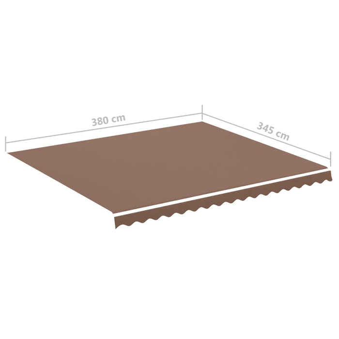 Pânză de rezervă copertină, maro, 4x3,5 m - WALTI WALTI