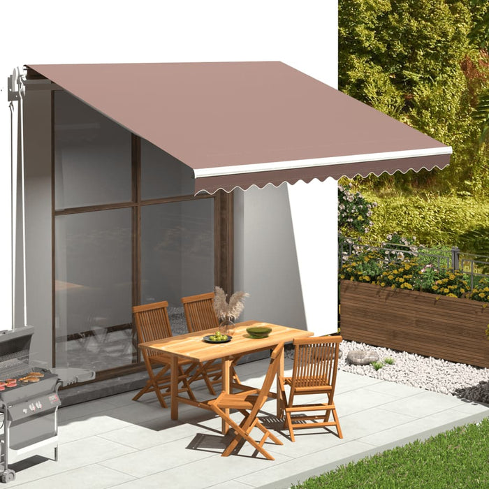 Pânză de rezervă copertină, maro, 4x3,5 m - WALTI WALTI