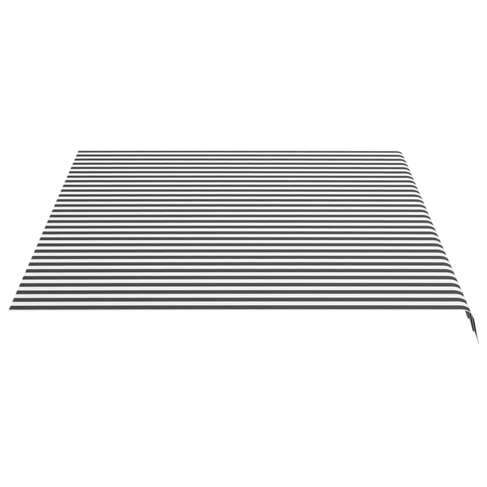 Pânză de rezervă copertină, antracit și alb, 4x3 m - WALTI WALTI