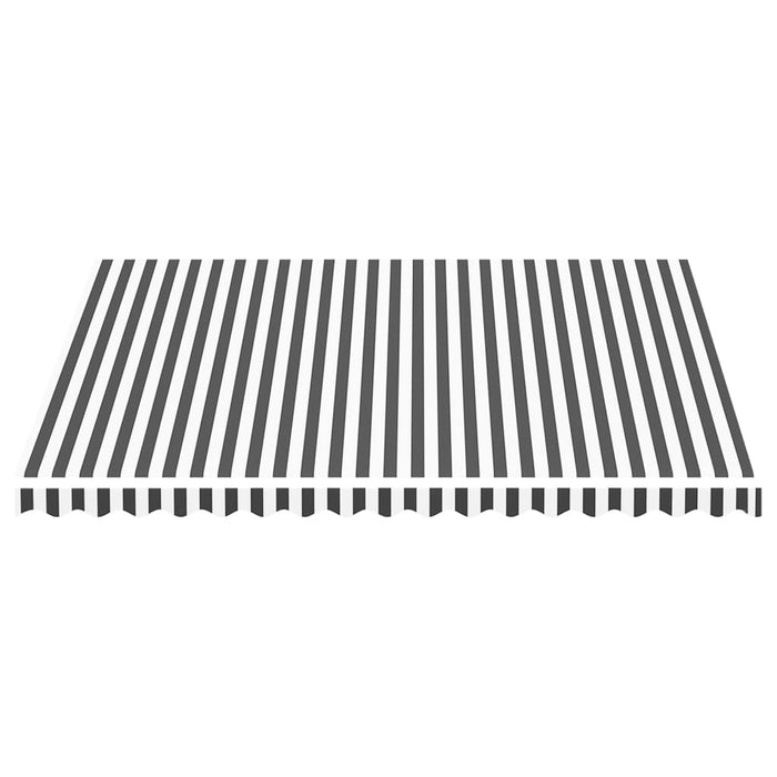 Pânză de rezervă copertină, antracit și alb, 4x3,5 m - WALTI WALTI