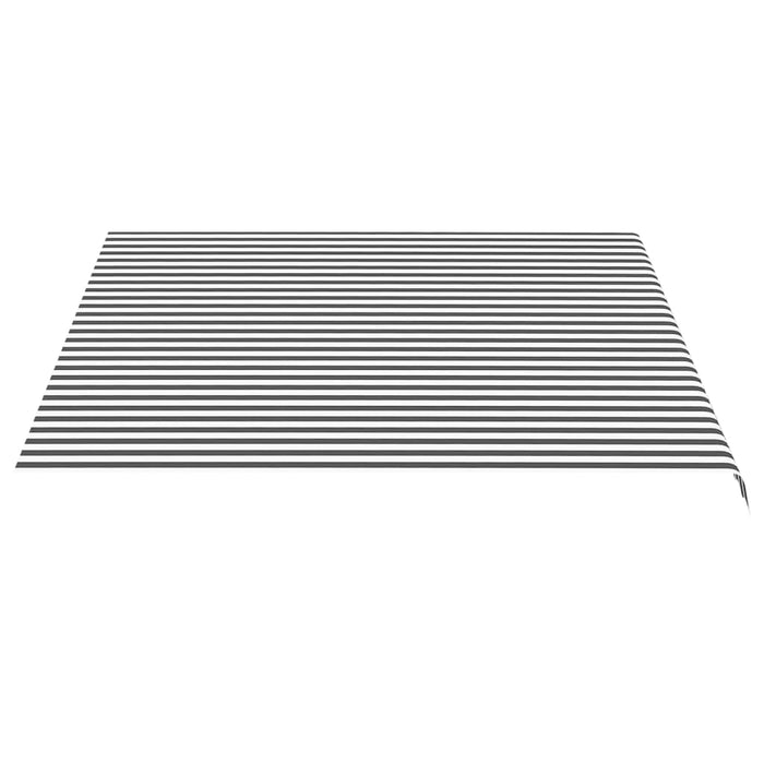 Pânză de rezervă copertină, antracit și alb, 4x3,5 m - WALTI WALTI