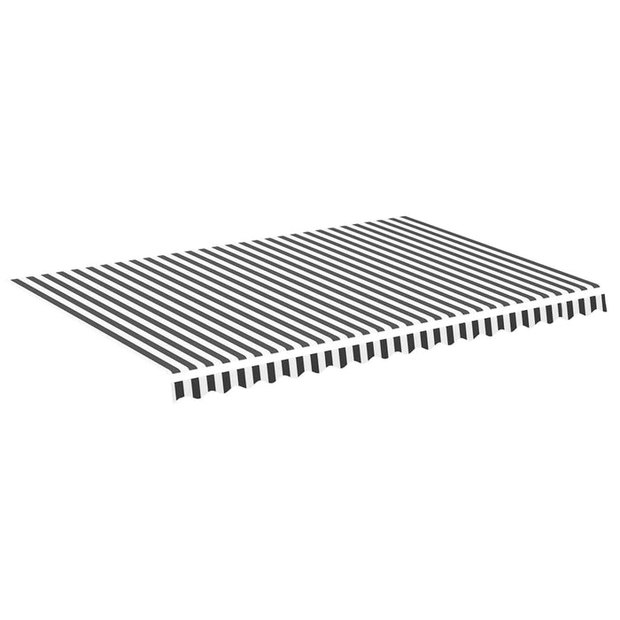 Pânză de rezervă copertină, antracit și alb, 4,5x3 m - WALTI WALTI