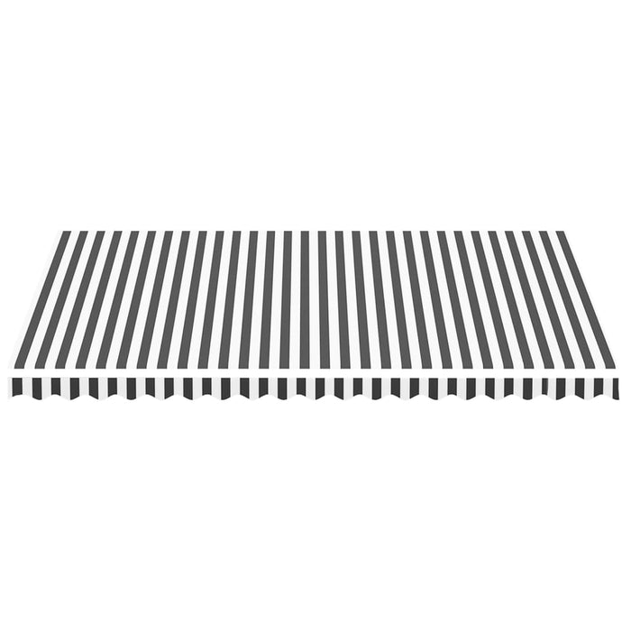 Pânză de rezervă copertină, antracit și alb, 4,5x3 m - WALTI WALTI