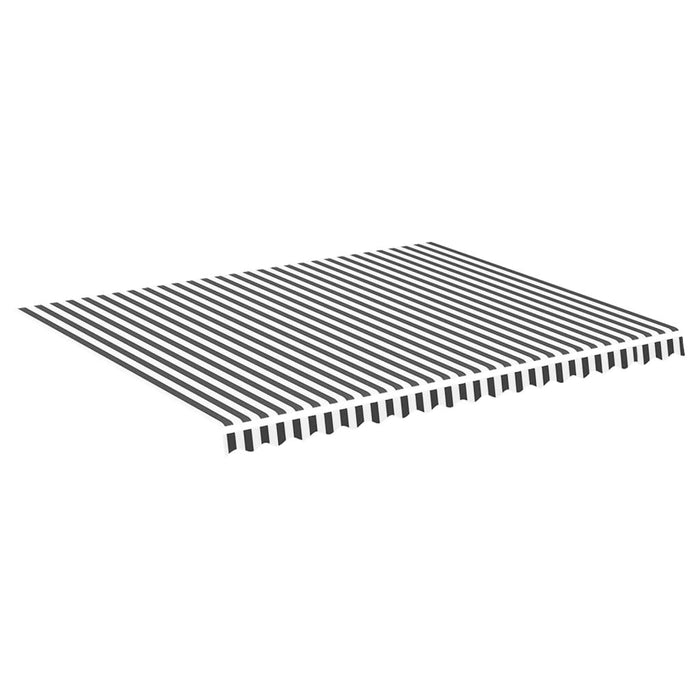 Pânză de rezervă copertină, antracit și alb, 4,5x3,5 m - WALTI WALTI